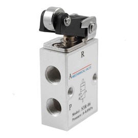 Pneumatic Shuttle Valve, M5 2 Position 3 Way Direct Acting Double Roll Pneumatic Air Control Solenoid Valve, S3R-M5