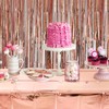 TRIXES Rose Gold Plastic Tablecloth - Party Supplies - Metallic