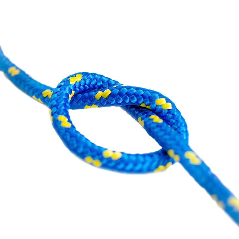 DQ-PP Polypropylene rope, 5 mm, 20 m, blue, load capacity