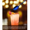 Lovingly Yours 9.5-Inch Long Handle Ice Tea Spoons, Ice Cream