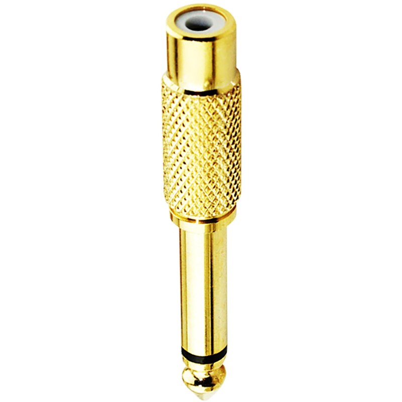 tunghey 5Pack RCA to 1/4 Jack Audio Connector RCA Female