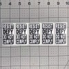 StickerX RESIST DEFY DO NOT COMPLY Sticker - PROTEST FREEDOM