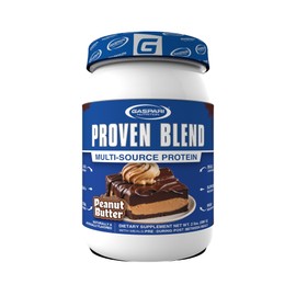 Gaspari Nutrition Proven Blend, Multi Source Protein Powder, Beef Protein Isolate, Whey Concentrate, and Whey Isolate, Builds Lean Muscle, 24g of Protein (28 Servings, Chocolate Peanut Butter)