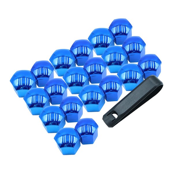 Ieron Universal 20pcs 19mm Vehicle Wheel Nut Bolt Caps, Hub