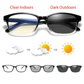Photochromic Reading Glasses, Lens-Darkening Readers, Cheaters Darken in Sun