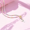 Retractable Beaded Teacher Lanyard for Women with Id Holder Badge