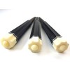 Okinawa Sanshin Karakui 3 Piece Set [Kuroki Octagonal Sand] Pre-Drilled