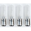 150 Watt 130V BA15d Bayonet Base Frosted JD-Type Halogen Bulbs