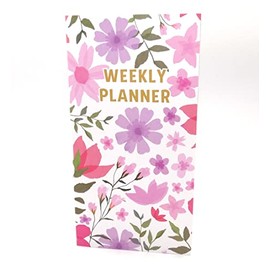 Sixstore Weekly Planner, Mother’s Day Gifts, Weekly Menu Meal Scheduler to Organize Busy Families, To do List Pad Personal Organizer Improve Time Management (Floral)
