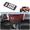 Center Console Auxiliary System Button Panel Decoration Frame Cover Fit