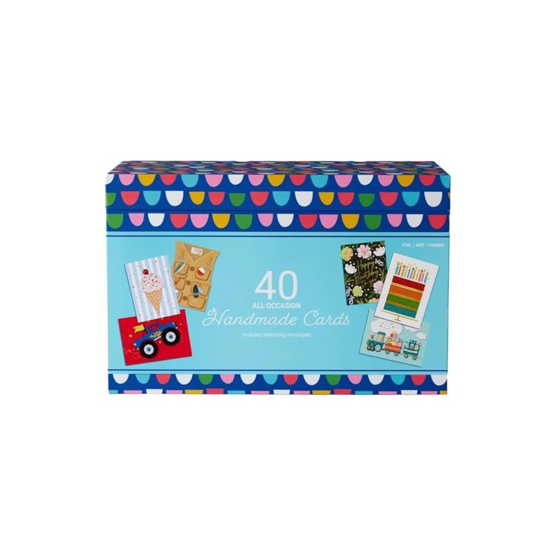PRO4ALL Hand Crafted All Occasion Greeting Card Collection, 40-count NEW