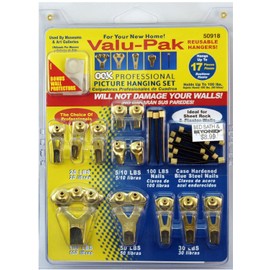 OOK 50918 Professional Picture Hanging Value Pieces Kit (2 Pack)
