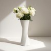 BallarArt CO Ceramic Flower Vase - White Ceramic Vase for