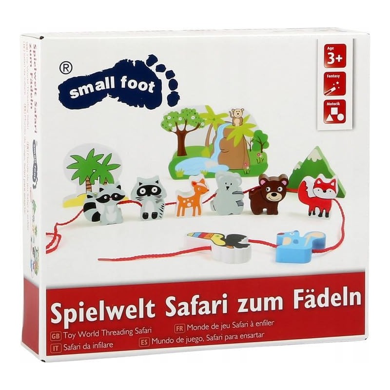 Small Foot 10171 Safari Threading Play Set