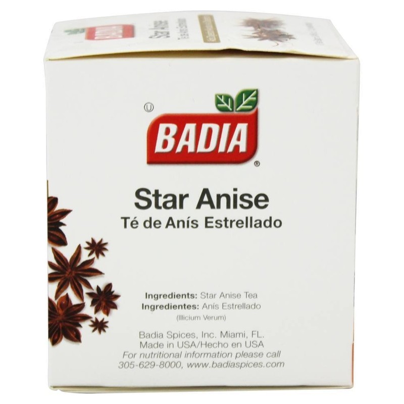 Badia - Star Anise Tea Caffeine Free - 10 Tea