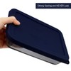 Sophico 3 Cup Rectangle Silicone Storage Cover Lids Replacement for