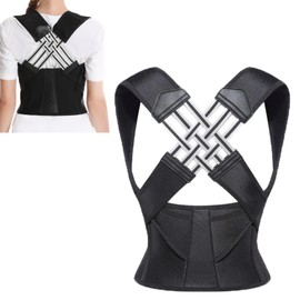 Adjustable Back Posture Belt Office Home Gym Unisex, Back Straightener Posture Corrector, Back Brace for Posture, Back Posture Brace for Women and... 
