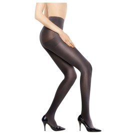 Lin Performance Medias de compresión médica de 8-15 mmHg para mujer, medias de apoyo (gris oscuro, M)