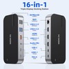 MOKiN Laptop Docking Station,16 in 1 Docking Station USB C