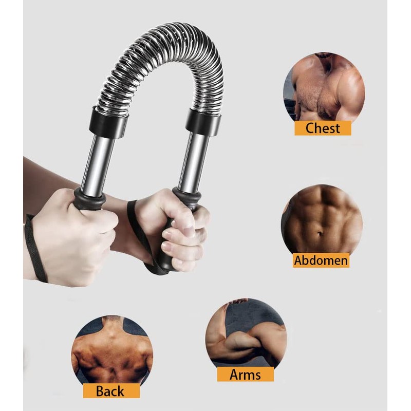 Fulusor Power Twister Bar Arm Chest Exercise Strengthener (30kg/66lbs)