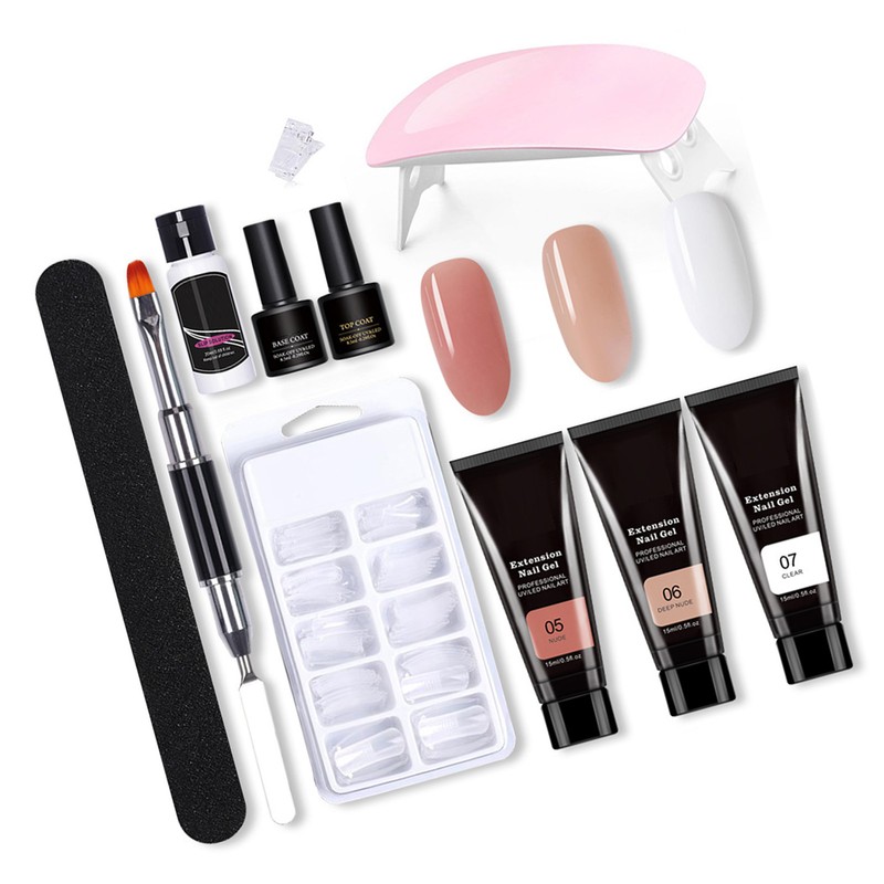 Nail Extension Gel Kit Professional Beautiful Gel Nail Polish Tool