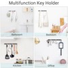 Mkono 1 Pack Key Holder for Wall Metal Key Hooks