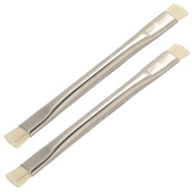 Yctze 2pcs Antistatic ESD Safe Brush, Professional Horse Hair Cleaning Tools for PCB, Motherboard, and Electronics - Ideal for Mobile Phones and Tablets