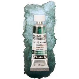 Schmincke Horadam Aquarell, Super Granulation, Forest Blue, 15 ml, Very Strong Granulating Shades, Finest, Super Granulating Watercolour Paints