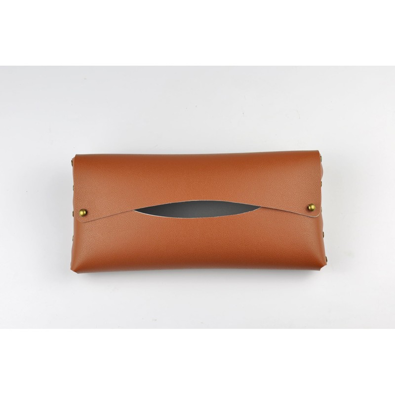 THINGIS Car Tissue Holder, Tissue Case for Sun Visor, PU