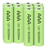 12 Packs 1.2V AAA Size 900mAh Ni-MH Rechargable Batteries Triple
