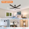 Luz LED para Ventilador de Techo, 3,93 Pulgadas, 18 W,