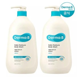 Dermave [더마비] 데일리 모이스처 (대용량) 바디워시 (코튼머스크) 880ml 2개 (+바디로션20ml 2개) Dermabi Daily Moisture Body Wash (Cotton Musk) 880ml 2pcs (+Body Lotion 20ml 2pcs)