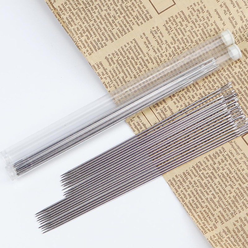 LNQ LUNIQI Long Darning Needles with Large Eye, 20 Sticks