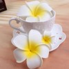 Plumeria Artificial Flowers Only Handmade DIY Supplies Decoration Accessories 4cm