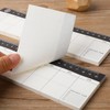 Undated Desk Planner Scheduler Weekly Planning for Goal Setting and