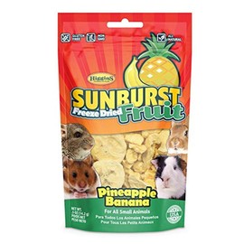 Higgins Sunburst Pineapple Banana, 0.5 Ounces, Freeze-Dried Fruit for All Small Animals