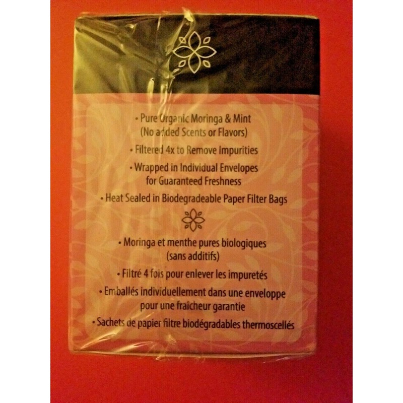 MOKSHA PREMIUM ORGANIC MORINGA MINT HERBAL TEA
