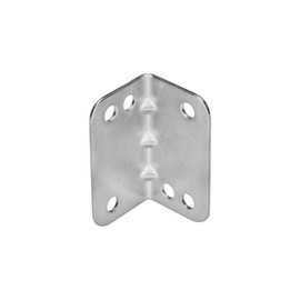 Rok Hardware Heavy Duty Metal Bracket Right Angle Brace, 20 Gauge, Zinc Finish, 50 Pack
