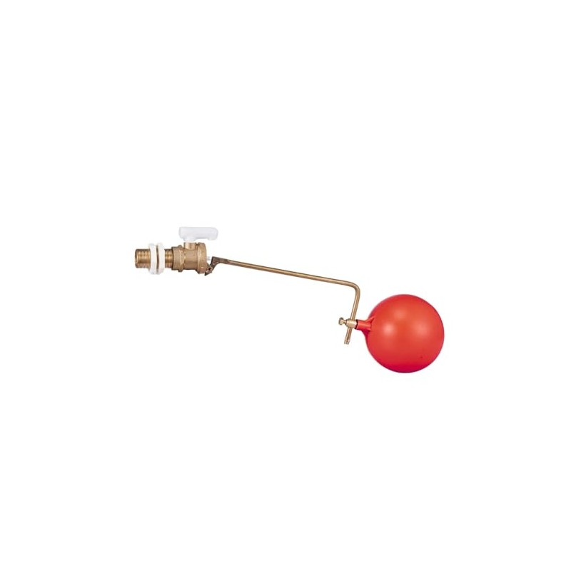 Adjustable 1/2" Part 2 Ball-Cock Float Valve with Ball for