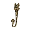 Fox Handmade Brass Wall Hook – Unique Decorative Wall Mount