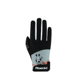 Roeckl Sports Kansas Kids Summer Riding Gloves, Black 6