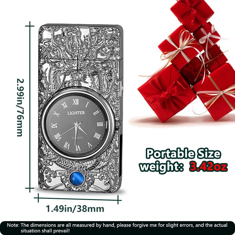SKRFIRE Plasma Lighter Rechargeable Windproof Lighter USB Electric Lighter Flameless