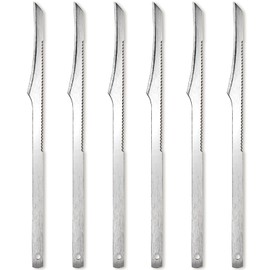 6-Piece Pedicure Knife Tools Kits, Professional Stainless Steel Foot Scrubber Set, Foot Scraper Kit for Removing Dead Skin and Calluses, Suitable for Men and Women, Superior Pedicure Tools