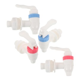 Operitacx Pack of 4 Plastic Water Crane Replacement Parts Pressure Type Tap for Drink Dispenser Leak Protection and Easy Installation