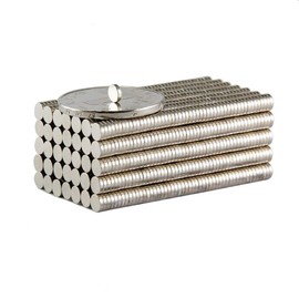 D4mmX2mm-200pcs Magnets,Neodymium Magnets Refrigerator Magnets,Ideal for Refrigerator,Office,Science and Technology Small Disc Magnets