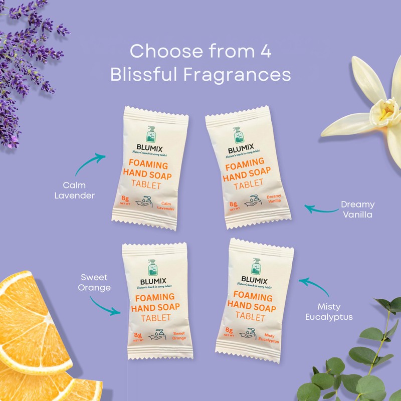 Blumix Foaming Hand Soap Tablet Refill - 6 Pack -
