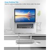 BoYata Laptop Stand, Adjustable Laptop Riser with Slide-Proof Silicone and