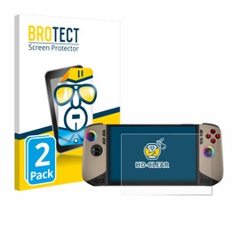 BROTECT (Pack of 2 protective films for MSI Claw 8 AI+, screen protector, ultra clear)