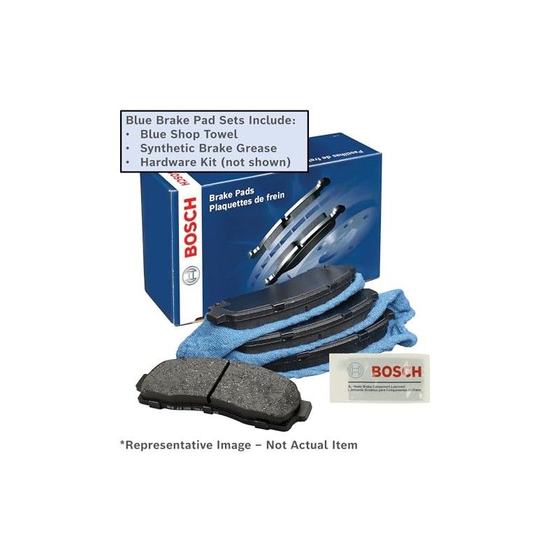 Bosch Balatas de Cerámica Traseras, Negro, BE1391H