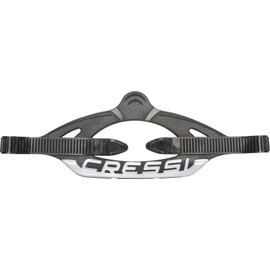 CRESSI Original Strap for Professional Scuba Mask Series C Black/Silver - Original Strap for Professional Scuba Mask and Snorkeling, C_Black/Silver, One Size Unisex